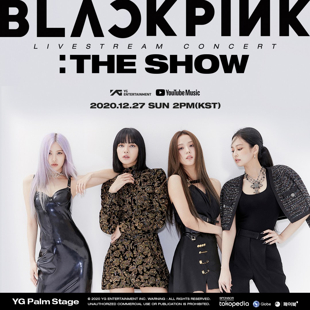 Konser Virtual Blackpink The Show 27 Desember 2020 di Youtube Topikindo