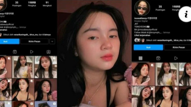 Biodata Profil Dan Fakta Seleb Tiktok Kienzy Myln Topikindo