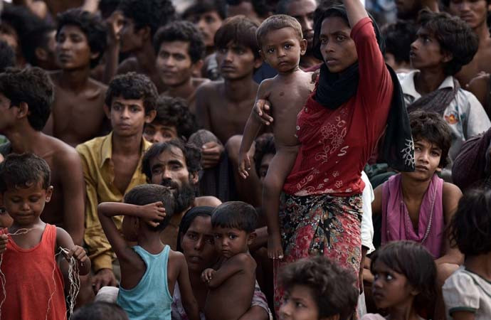 Puluhan etnis Rohingya yang mengungsi di India Memilih Kabur